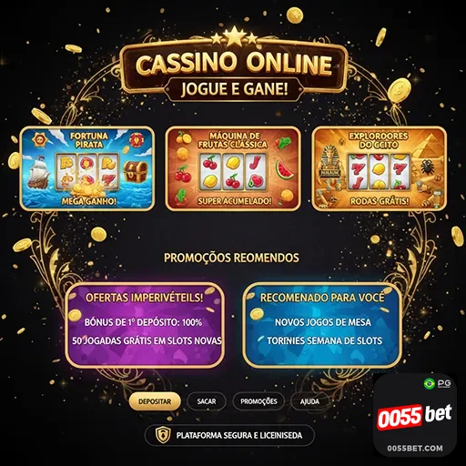 Imagem de jogos de casino e promoções na seção de ofertas regulares