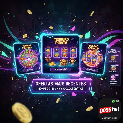 Imagem do site 0055bet na página inicial, com destaque para opções de apostas e promoções do 0055bet.